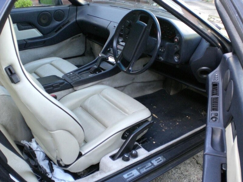 1987 Porsche 928 S4 Auto, Black, Cream Leather £2800