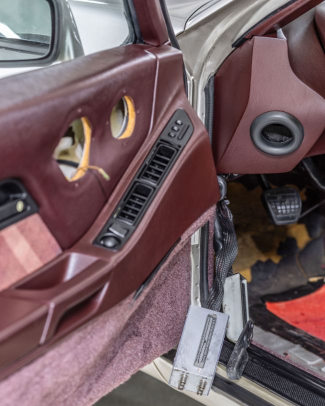 Porsche 928 noise test vehicle Door Card, 2024, Porsche AG