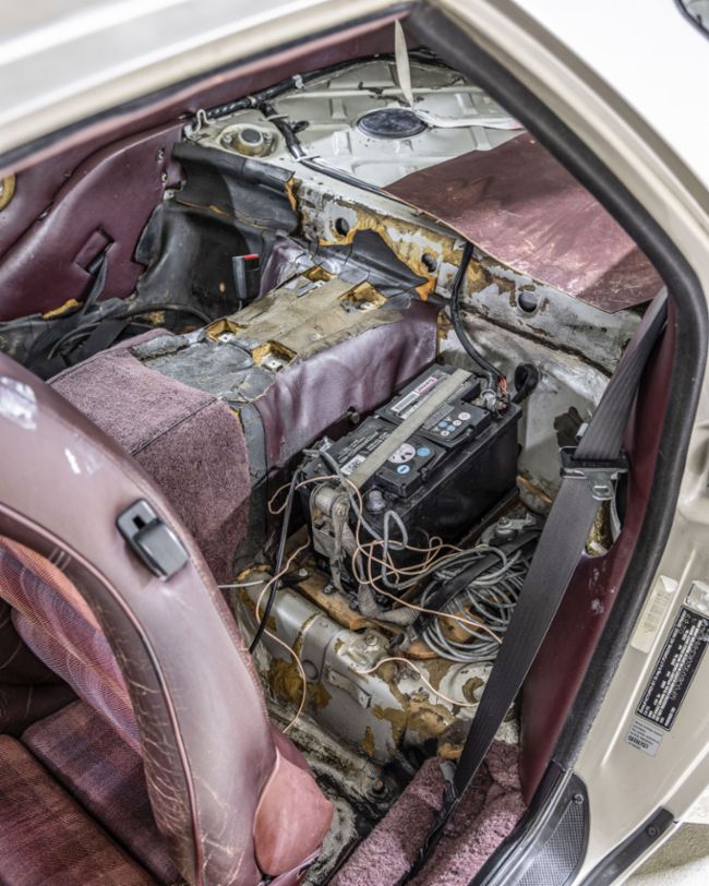 Porsche 928 noise test vehicle battery, 2024, Porsche AG